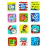 Raymond Geddes Dr. Seuss Character gomas de borrar, 60 Pack