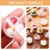 SOLUSTRE 200pcs Gumball Vending Machine Capsules 32mm Clear Empty Round