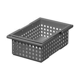 Like-it | SCC-1 | Plastic Storage Baskets with Handles | Shower Caddy Shelf Organizers Basket for Bathroom, Kitchen, Dorm Room | 10.55" × 6.69" × 3.62" | Gray |