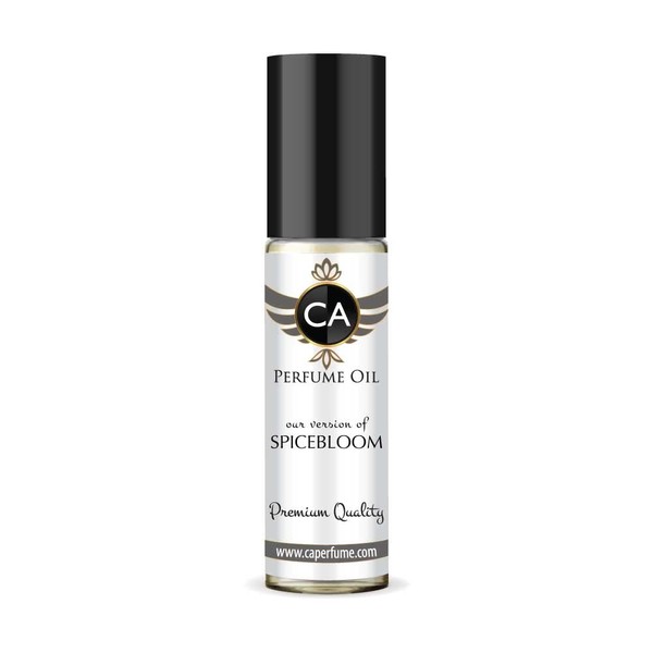 CA Perfume Impression of Victor & R. Spicebloom For Men Replica Fragrance Body Oil Dupes Alcohol-Free Essential Aromatherapy Sample Travel Size Concentrated Long Lasting Attar Roll-On 0.3 Fl Oz/10ml