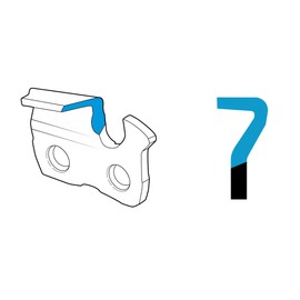 Oregon 22BPX068G Micro-Chisel Saw Chain .325-Inch Pitch .063-Inch Gauge 68 Drive Link Count,Grey