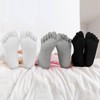 6 Pares Calcetines de Cinco Dedos de Algodón Mujer Color
