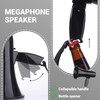 Flydot Megaphone with Speaker Microphone Siren and 240-Second Recording Bullhorn