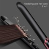 Hair Flat Iron Ceramic Professional Adjustable Black Hair Straightener for