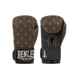 Benlee Manford Faux Leather Boxing Gloves Black/Gold 12 oz