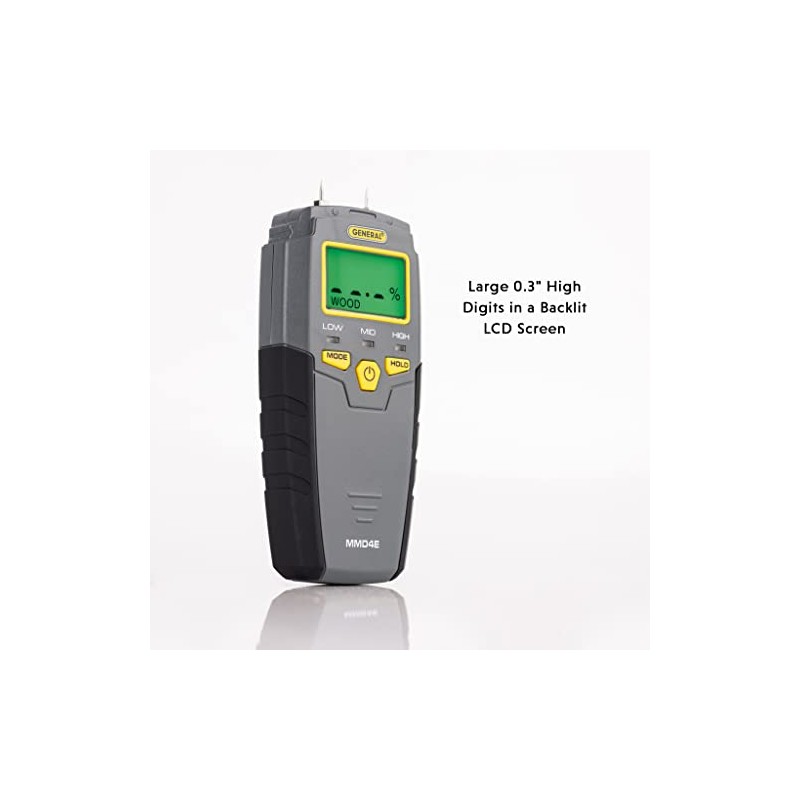 Digital Moisture Meter - Water Leak Detector with LCD Display