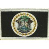 BELIZE Flag Iron-On Patch Embroidered Morale Patch #17 (BLACK &