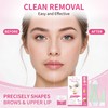 Eyebrow Waxing Strips for Face, Cold Wax Strips Facial Hair