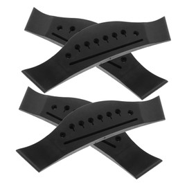 CORHAD 4pcs Acoustic Guitar Bridge Saddle Replacement Folk Guitar Easy to Install Material for Enhanced Tone and Comfortable Play for Projects