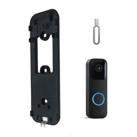 Blink Doorbell Back Plate with 3 Holes, Blink Doorbell Mount, Upgrade Blink Doorbell Backplate Replacement, Blink Doorbell Accessories, Blink Doorbell Mounting Plate (1, Black)