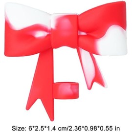 Bow Lovely Reusable Straw Tips Cover & Protector Topper, Silicone Cap for 0.4in Straws - 10mm Black Cup Accessory (10 piece set)