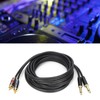 JORINDO Dual 6.35mm Male to Double RCA Male Cable Audio