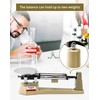 QWORK Triple Beam Mechanical Balance, 2610g/0.1g Lab Analytical Weight Set,