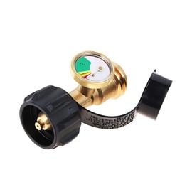 Mtsooning Brass Propane Fuel Tank Gauge Meter Gas Level Indicator Leak Detector BBQ Gas Grill