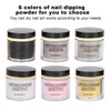 Nail Dipping Powder Set Nail Art Powder Top Base Coat