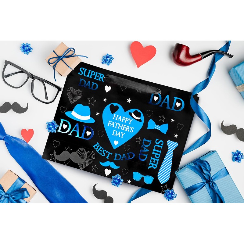 ysmile Extra Large Gift Bag with Wrapping Tissue for Father