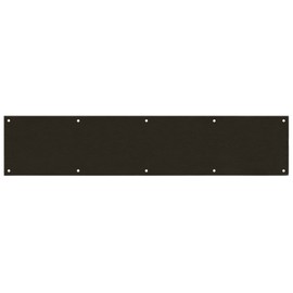 Designers Impressions Oil Rubbed Bronze 6" x 30" Kick Plate: 609377