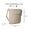 Zwei Mademoiselle.M M12 Women's Shoulder Bag, 7 Litre Crossbody Bag,