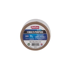 Nashua 322 HVAC Multipurpose Foil Tape, 3.2mil Thick, UV & Moisture Resistant, UL 723 Classified for HVAC Ducts, Insulation Seaming, Automotive Repairs - 48mm x 9m