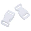 15 Pack Curved Side Quick Release Plastic Buckles for Paracord