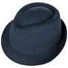 LIERYS Shetland Wool Trilby Wool Hat - Elegant Men's Winter