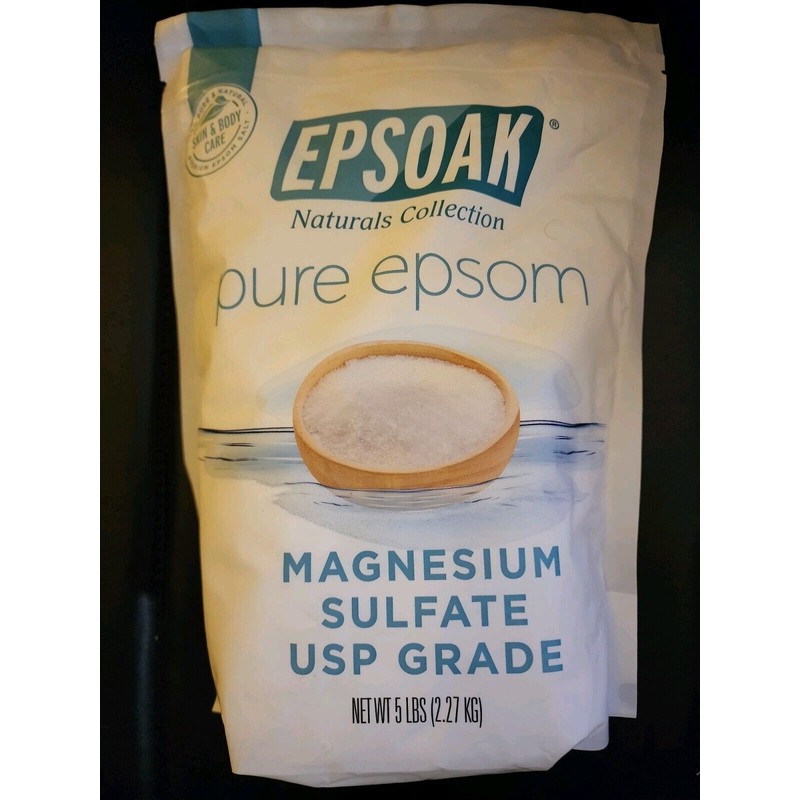 San Francisco Salt Company Epsoak Epsom Salt 5 Lb Resealable