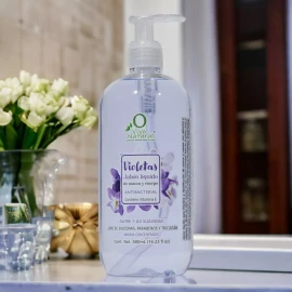 VIVONATURAL Jabón Líquido Para Manos Y Cuerpo Violetas 480ml