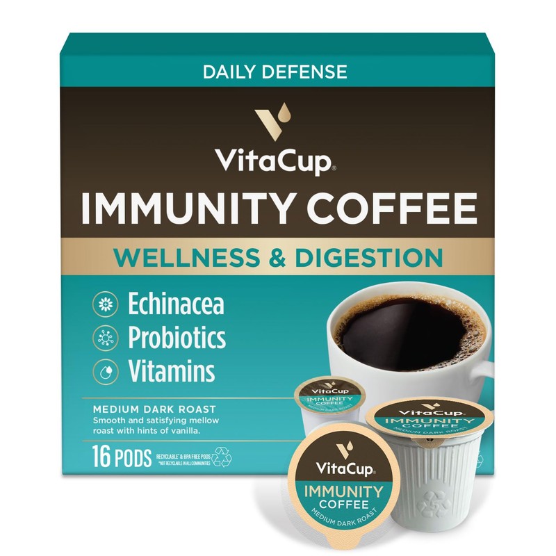 VitaCup Probiotic Blend - Cápsulas de café de 16 unidades