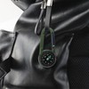 Compass with Carabiner Hook, Thermometer, Carabiner Hook, Mini Compass, Compass