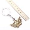 FEIDIAO Link Keyring Metal Sign Enamel Zlda Keychain Zlda Shield