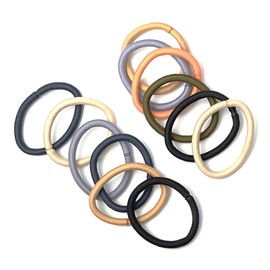 RED by Kiss 5mm 14 Count Elastic Hair Band, Hair Tie for All Type Hair, Ponytails Pain-Free Hair Accessories for Women Men Girls (Nude)