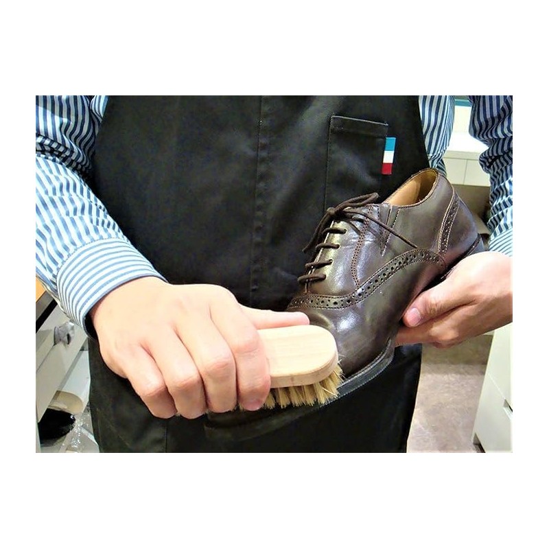 Mr. Minit Twin Set Brush (Set of 2), Shoe Polishing,