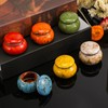 6 Pcs Ceramic Small Urns for Human Ashes Keepsake Set,