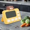 Digital Kitchen Timer, LCD Display Magnetic Alarm Multifunctional Countdown Stop