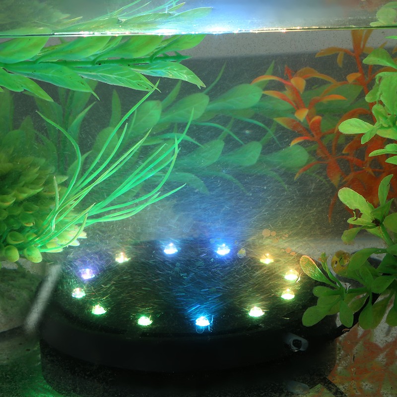 12 LED Light Submersible Bubble for Aquarium Fish Tank Pump