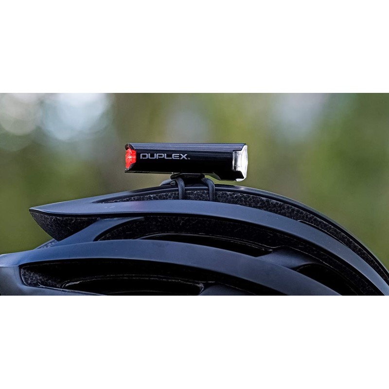 CATEYE Luz Delantera Sl-Ld400 Duplex para Casco, Color Negro