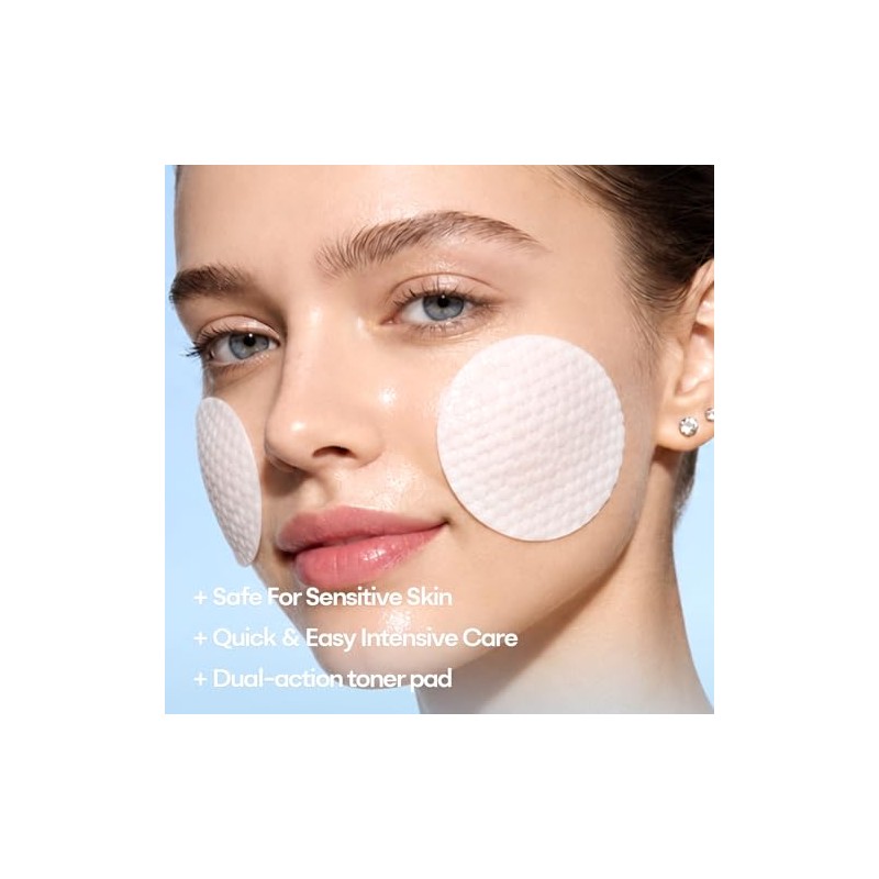BHA Toner Pads with Lavender Extract - Exfoliating Facial Care