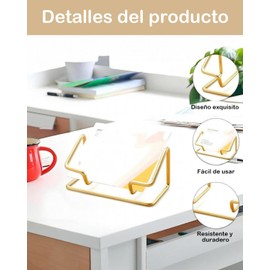 3 Porta Tarjetas De Presentacion, Porta Tarjetas Metalico, Tarjetero Para Tarjetas De Presentacion, Soporte Elegante Para Reuniones De Negocios, Diseño Estable Con Base Ancha