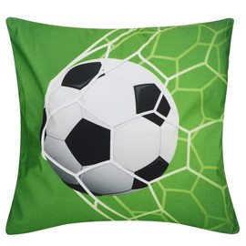 Cikonielf 2Pcs Sofa Pillow Case, Sports Ball Pattern Style Cushion Cover Polyester Couch Sofa Pillow Case Pillowcase for Home Decoration(Football)