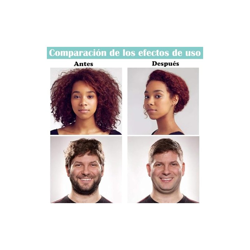2 Cepillos Cerdas de Jabalí, Cepillo para Cabello Hombre, Cepillo