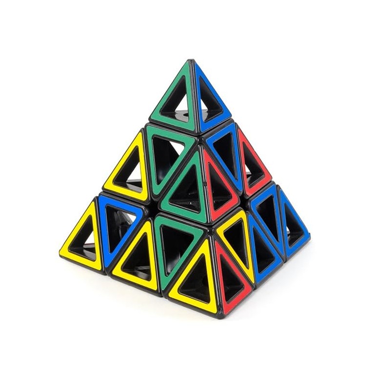 Meffert's Hollow Pyraminx - The Original Transparent Tetrahedron Brainteaser Puzzle