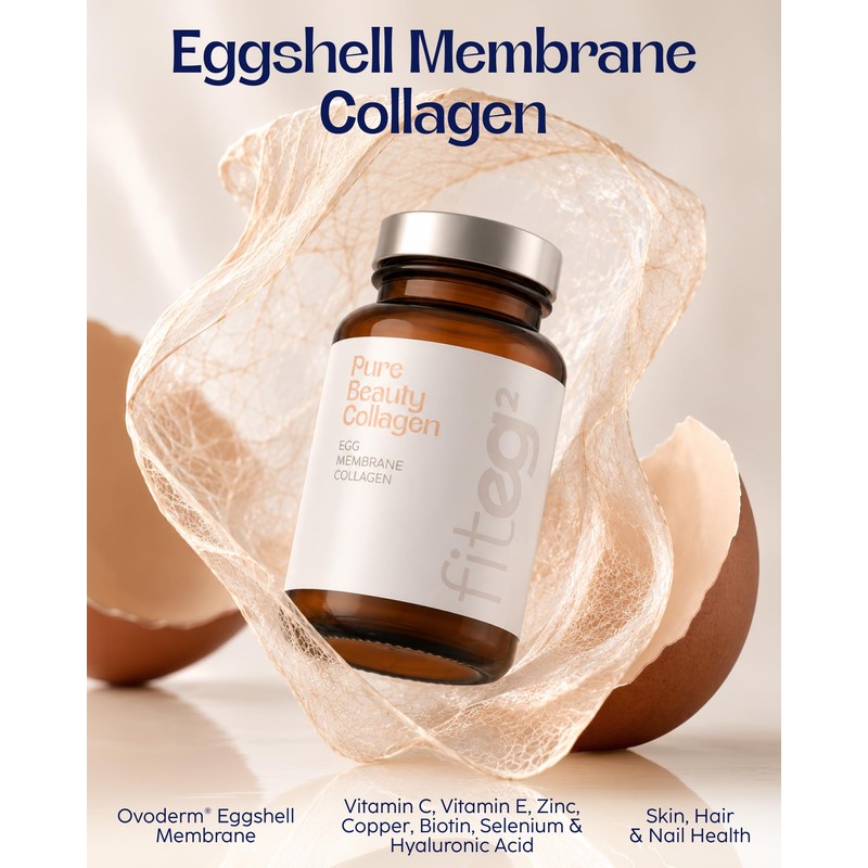 Beauty Collagen from Vegetarian Ovoderm® Egg Membrane, 60 Capsules –