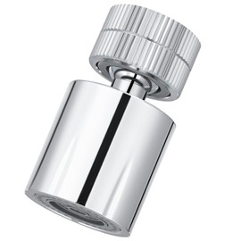 Yllnioos Water Faucet Shower Water Saving Foamer Showerhead Kitchen Faucet Shower Head Faucet Nozzle Tip Replacement (60° Oscillation, 360° Rotation)