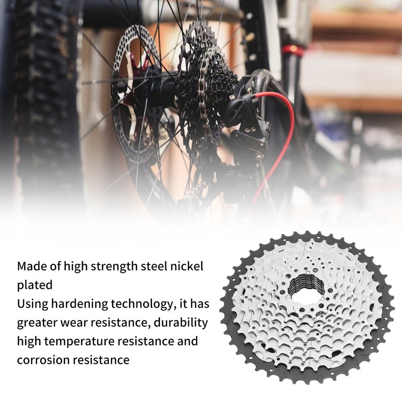 10 Speed Bike Freewheel Wear Resistance Lightweight Road Bike Cassette