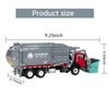 Hobby Crazy Diecast Bin Truck Rubbish Recycling Material Transporter 1:24
