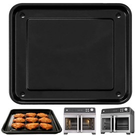 GCQ Air Fryer Grill Pan for Ninja FO101 French Door Premier Air Fry Oven, 12.2 × 12.2"Air Fryer Grill Plate Crisper Plate Rack Accessories Replacement Parts Tray,Dishwasher Safe
