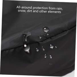Outdoor Waterproof Oxford Fabric Barrel Cover with Drawstring for Chemical Bucket Protection against Dust and Rain 25.6 in