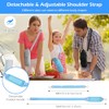 Adjustable Neoprene Water Bottle Holder with Dual Pockets