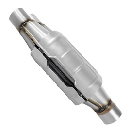 ABYSMAUTO 2" Inlet 2.5"Outlet Universal Catalytic Converter Compatible with Dodge Ram 2500 1996 1997 1998 1999 5.9L l6 5.9L V8 8.0L V10 Catalytic Convertor 608240 (EPA Compliant)