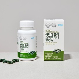 Atomy Pure Spirulina 100 (400mg x 120 capsules) / 애터미 퓨어 스피루리나 100 (400mg x 120캡슐)